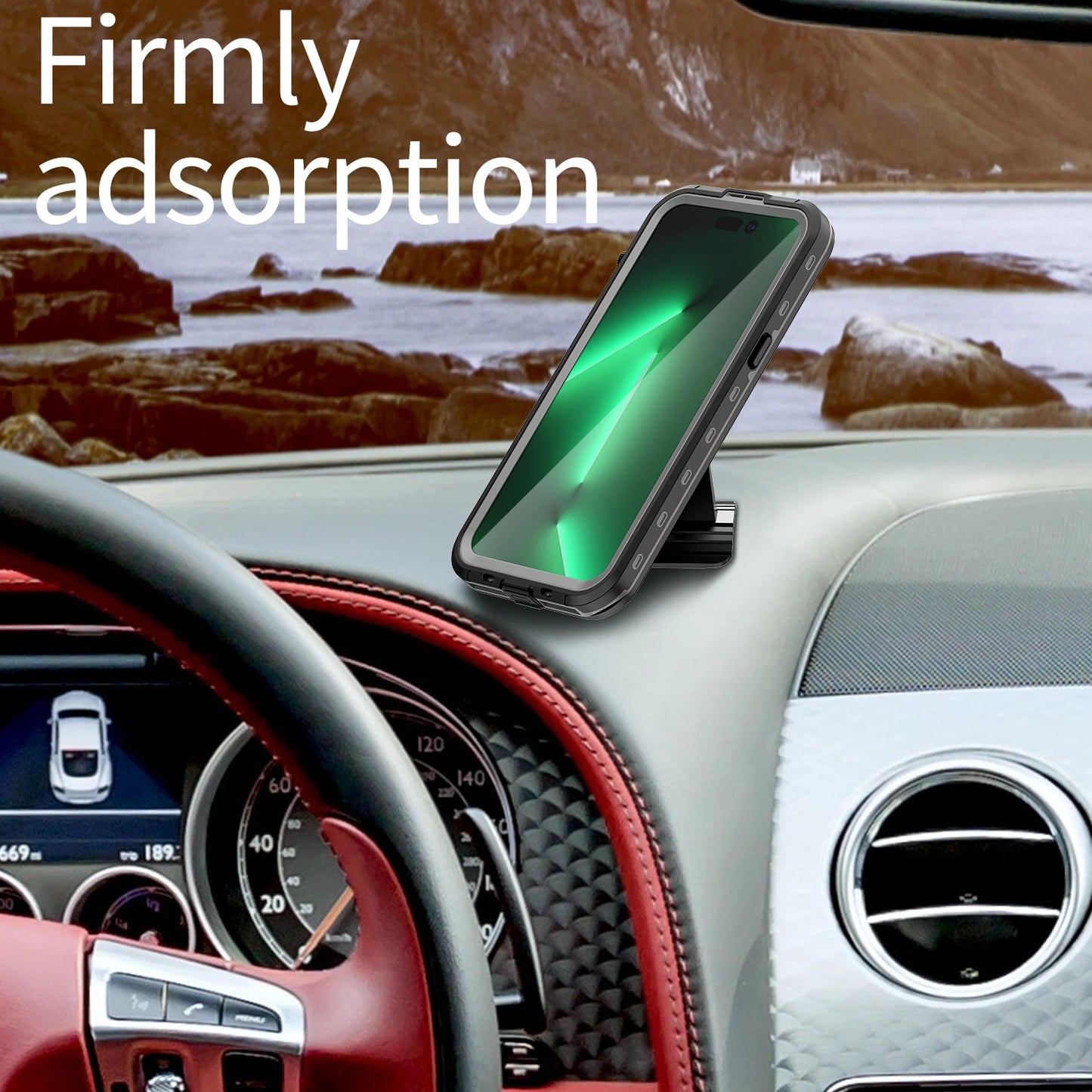 shellbox-hot sale magnetic shockproof dustproof IP68 professional waterproof phone case for iphone16promax/15/14/13