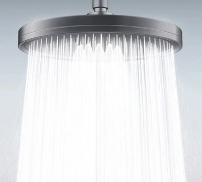 NEW 6 Modes Rainfall Shower Head Bathroom High Pressure Top Rain Shower Heads Shower Faucet Accessories Gun Grey/Black/Silver