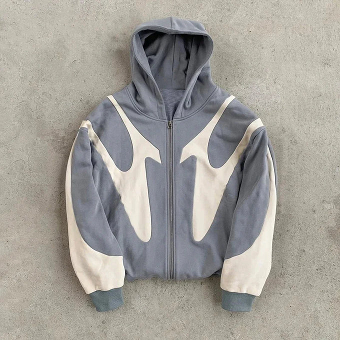 Men's Devil Graphic Zip Hoodie — product image