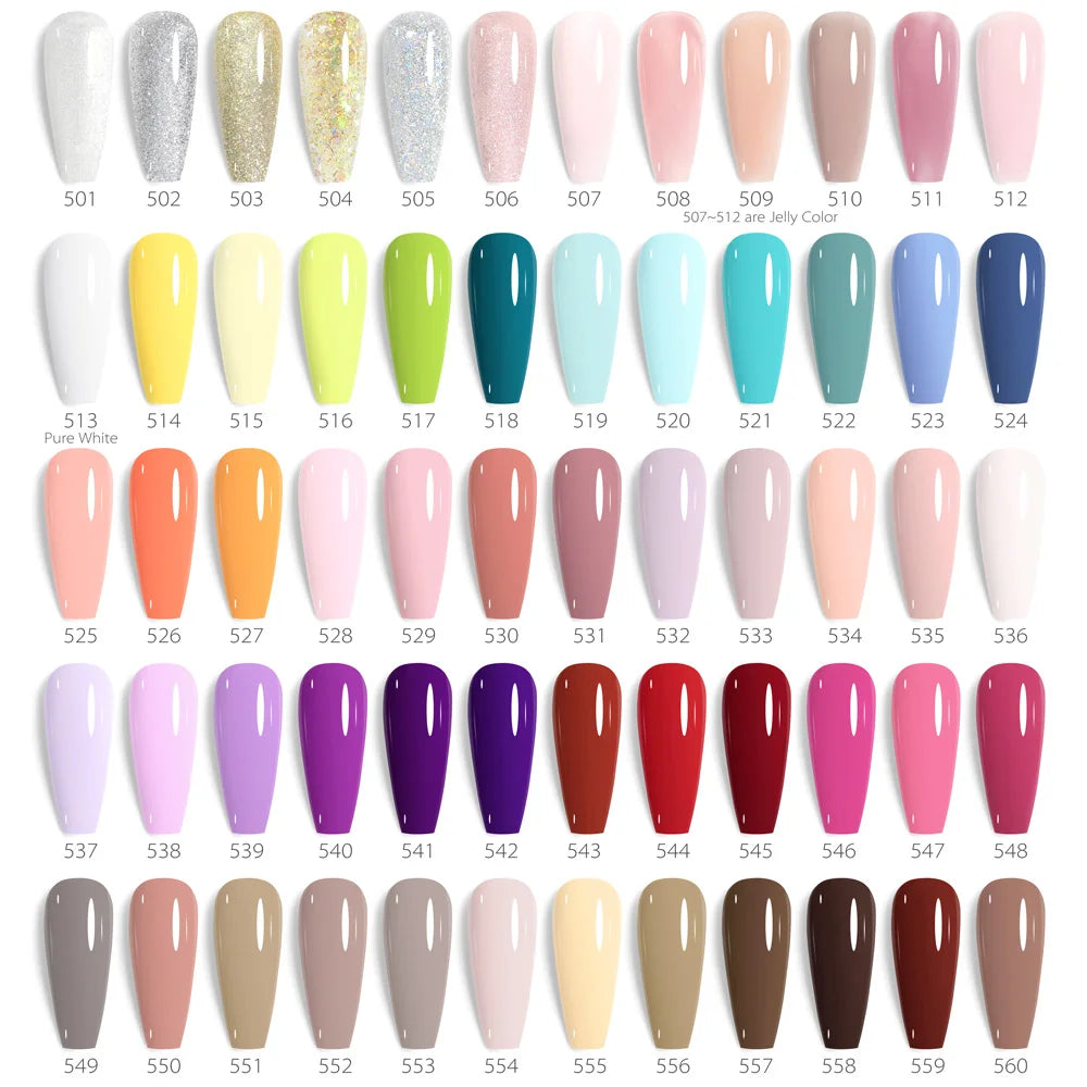1Set VENALISA TPO FREE Whole Set Nail Gel Polish with Color Display For New Learner Nail Maincure Gel Varnish Branded Suitcase