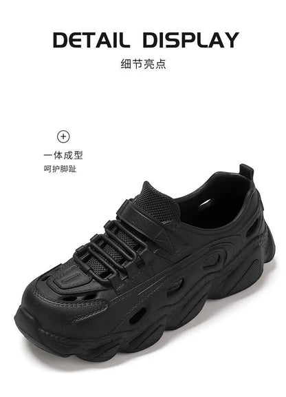 Outdoor Sports Slippers for Men and Women, Thick-Soled Eva Non-Slip Breathable Clogs, Fishing Beach Sandals, Unisex Couple Style