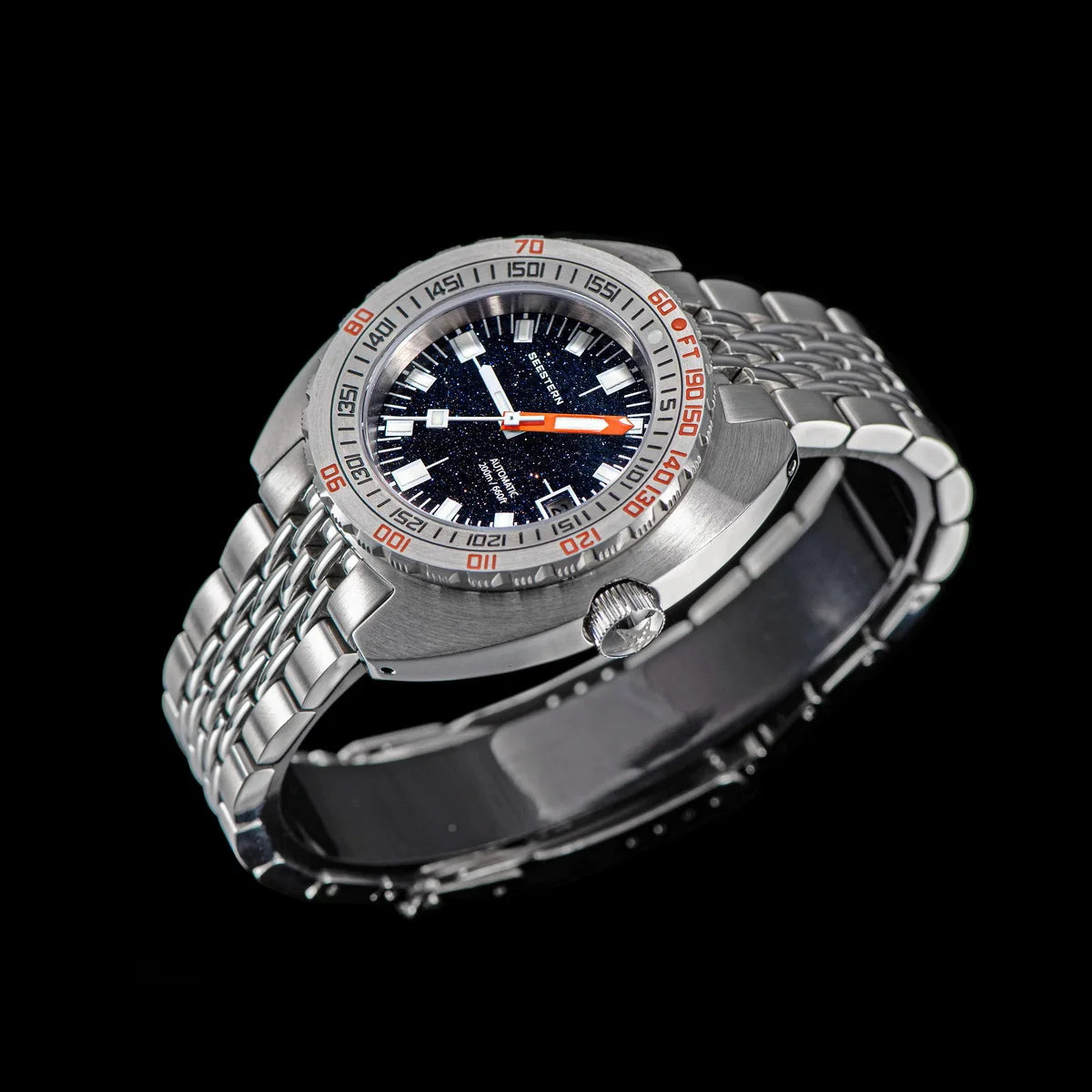 Top Brand Diver Watch Men SUB300T Automatic Mechanical Sapphire Glass Luminous Date 200m Turn Bracelet Seestern Wristwatch Retro