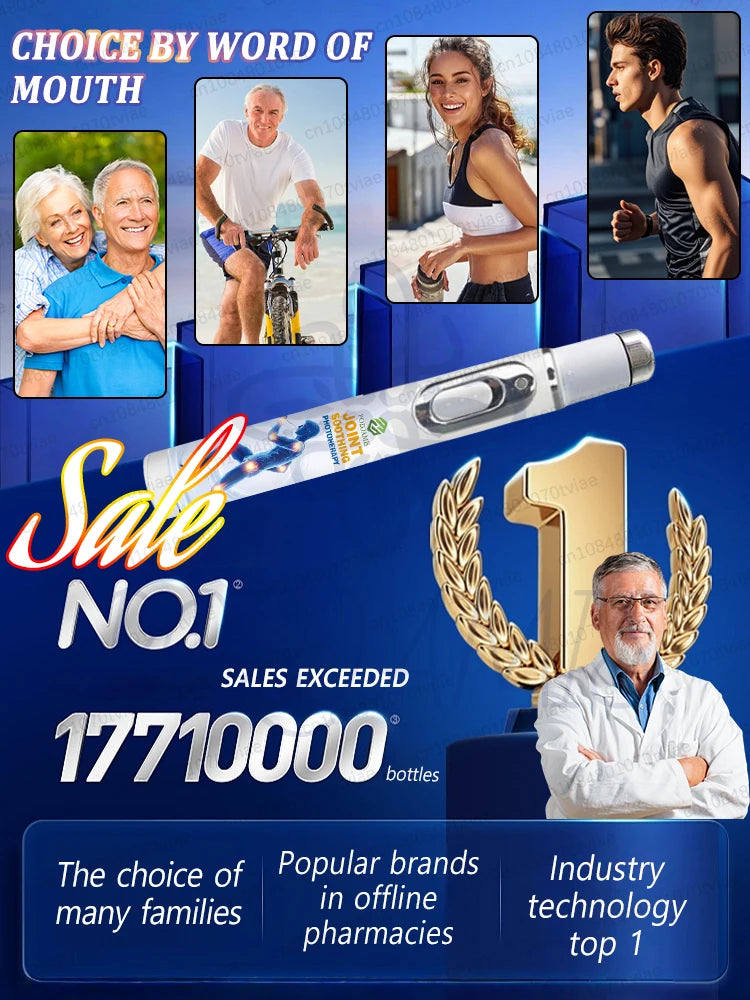 Blue light therapy relieves discomfort in hands, knees, and the whole body; suitable for everyone.