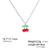 Cherry Pendant Necklace — view 11