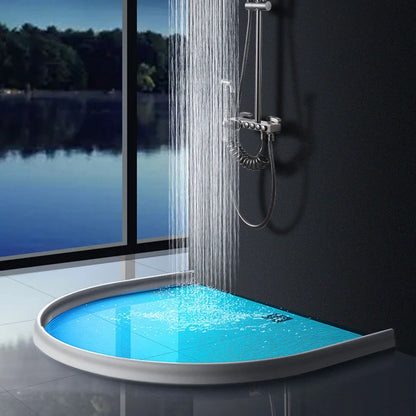 Silicone Water Stopper Self-Adhesive Bendable Flexible Water Retaining Strip Bathroom Door Dry Wet Separation Shower Dam Barrier