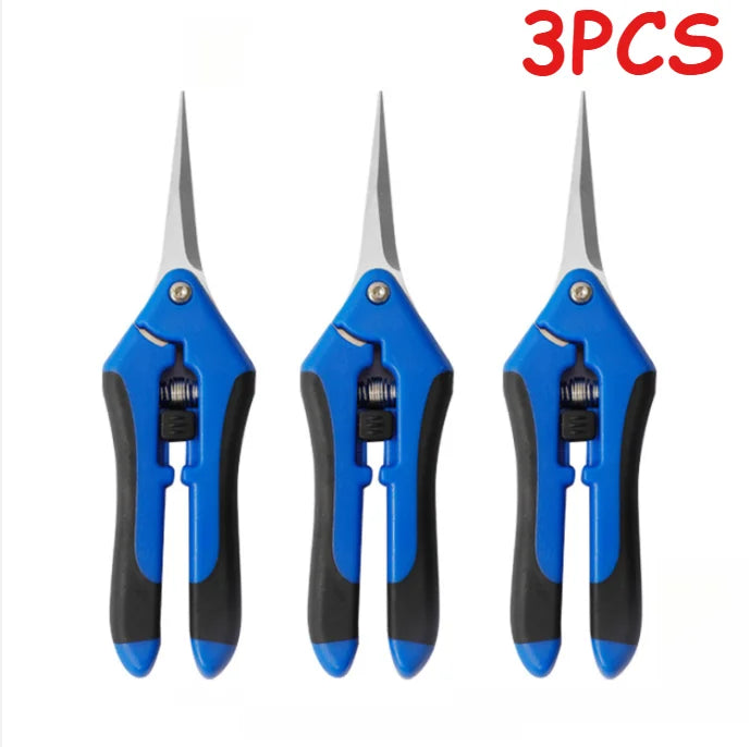 Metal Pruning Scissors Multi Purpose Hand Tool for Garden Grafting Bonsai Fruit Picking Weed Cutting and Daily Household Use
