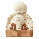 Kids' Reindeer & Snowflake Knit Hat — view 7