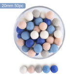 Colorful Felt Craft Balls — view 9