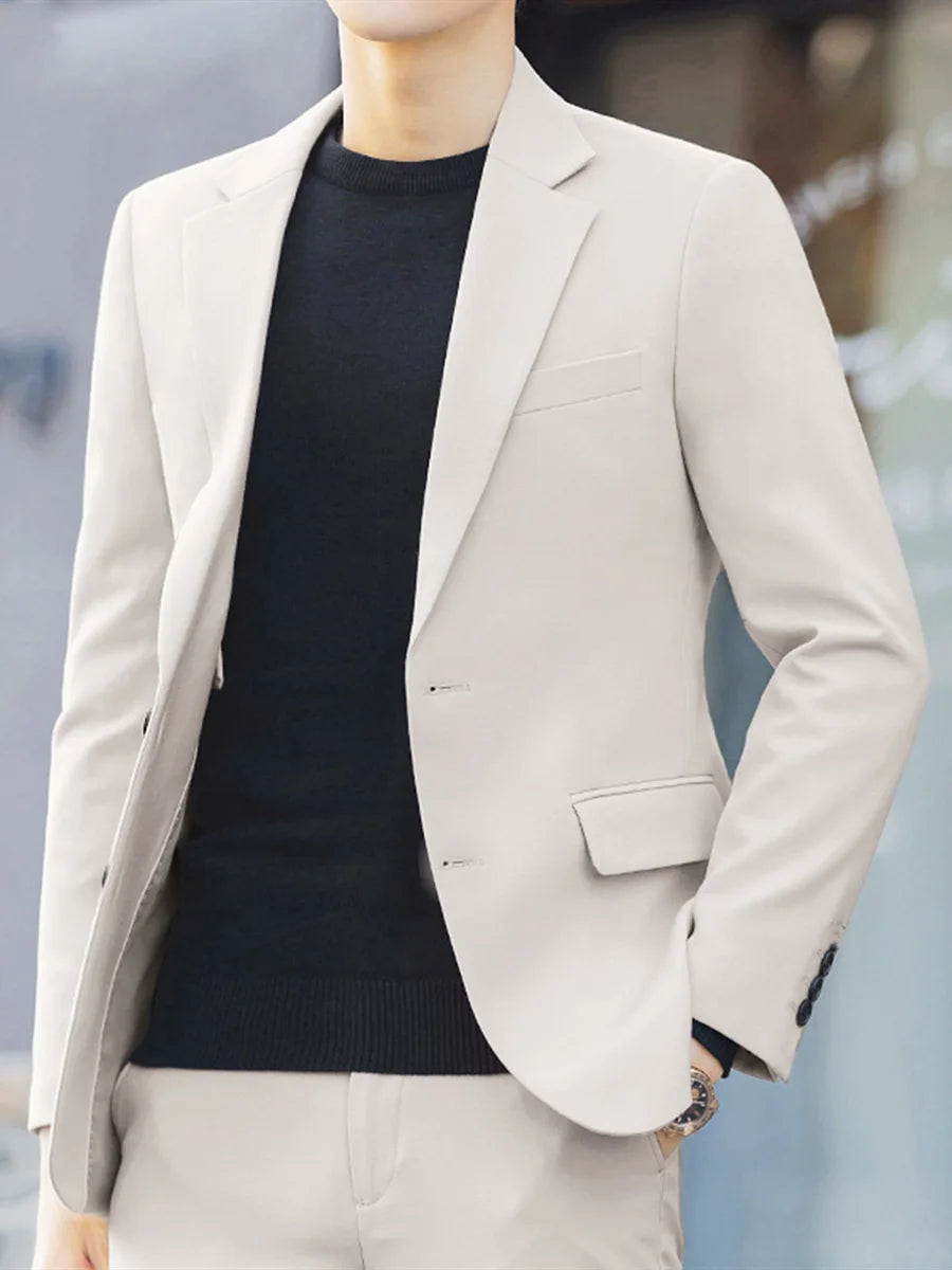 Blazer's New Men's Fashion Outdoor Travel Youth Wedding Campus Slimming Casual Korean-style Cool and Stylish Formal Wear Blazer