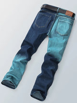 Men's Gradient Patchwork Jeans — view 3