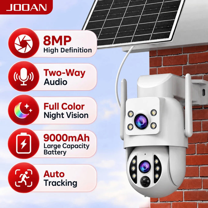 JOOAN Solar Dual-Lens Wi-Fi Camera — product image