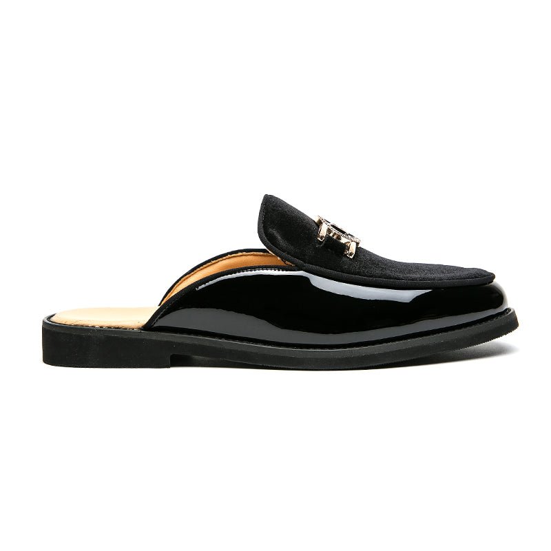 New Black Mens Sandals Dress Shoes Business Men Summer Sandals Free Shipping  Men Shoes