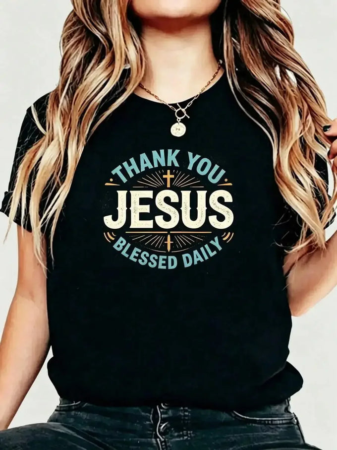 Thank You Jesus Graphic T-Shirt