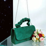 Faux-Suede Evening Handbag — view 9