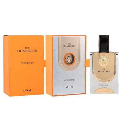 Lions Club Monarque Men's Luxury Light essence spray -3.4 oz., with vanilla and oriental fragrance, noble perfume