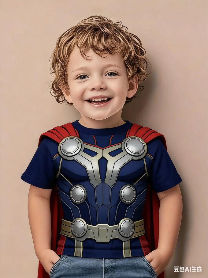 Kids' Muscle Print T-Shirt — product image