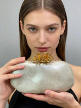 Flower Shell Shoulder Clutch — view 2
