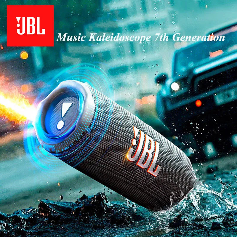 JBL FLIP 7 Official Authentic Wireless Bluetooth Speaker Outdoor Subwoofer Includes JBL Portable APP Application for Music Party