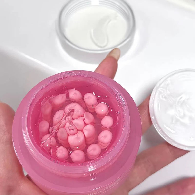 PDRN Pink Collagen Capsule Cream with Niacinamide Cream for Uneven Skin Tone Lightweight Face Moisturizer original korean cream