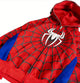 Spider Print Hooded Cardigan
