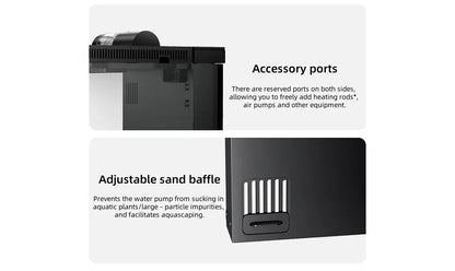 Xiaomi Mijia Smart Desktop Aquarium 10L Smart Fish Tank App Control Feeding Pro Filtration Mi Home Compatible No Assembly CN