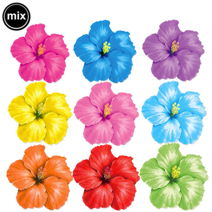 Hawaiian Party Photo Props Decorations Summer Beach Tropical Flamingo Party Supplies Aloha Banner Hawaiian Party DIY Supplies