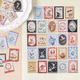 Vintage Floral & Animal Scrapbook Stickers — view 3