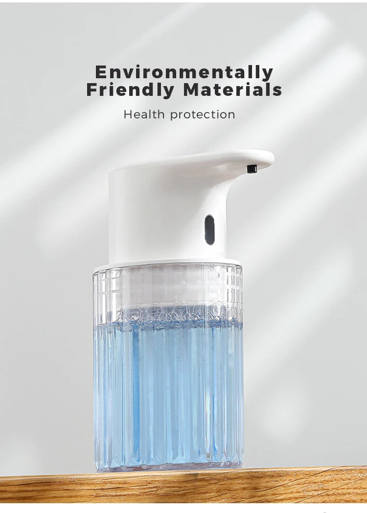 Kitchen 300ml Automatic Liquid Soap Dispenser USB Rechargeable Touchless Hand High Capacity Detergent Bathroom Dispenser