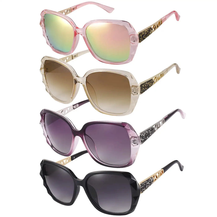 Bocaoying Oversized Sunglasses — 4 Pairs — view 1
