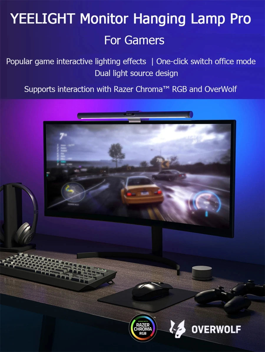 YEELIGHT Screen light Bar Pro Eyes Protection Reading smart PC Computer Lamp Display Hanging Light APP Control by mi home