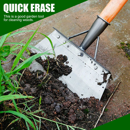 25/27/30cm Garden Shovel Heavy Duty Steel Multifunction Cleaning Spade Flat Shovel Sharp Planting Farm Weeding Tools with Gloves