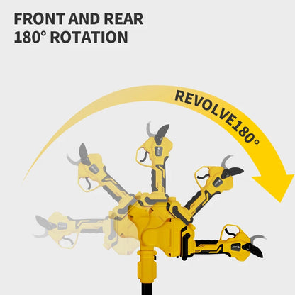 Brushless 1380W Electric Chainsaw Telescoping Pole Pruner High Branch Saw Garden Tree Pruning Tool For Dewalt 20V Battery Pin