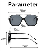 Double-Bridge Half-Frame Sunglasses — view 5