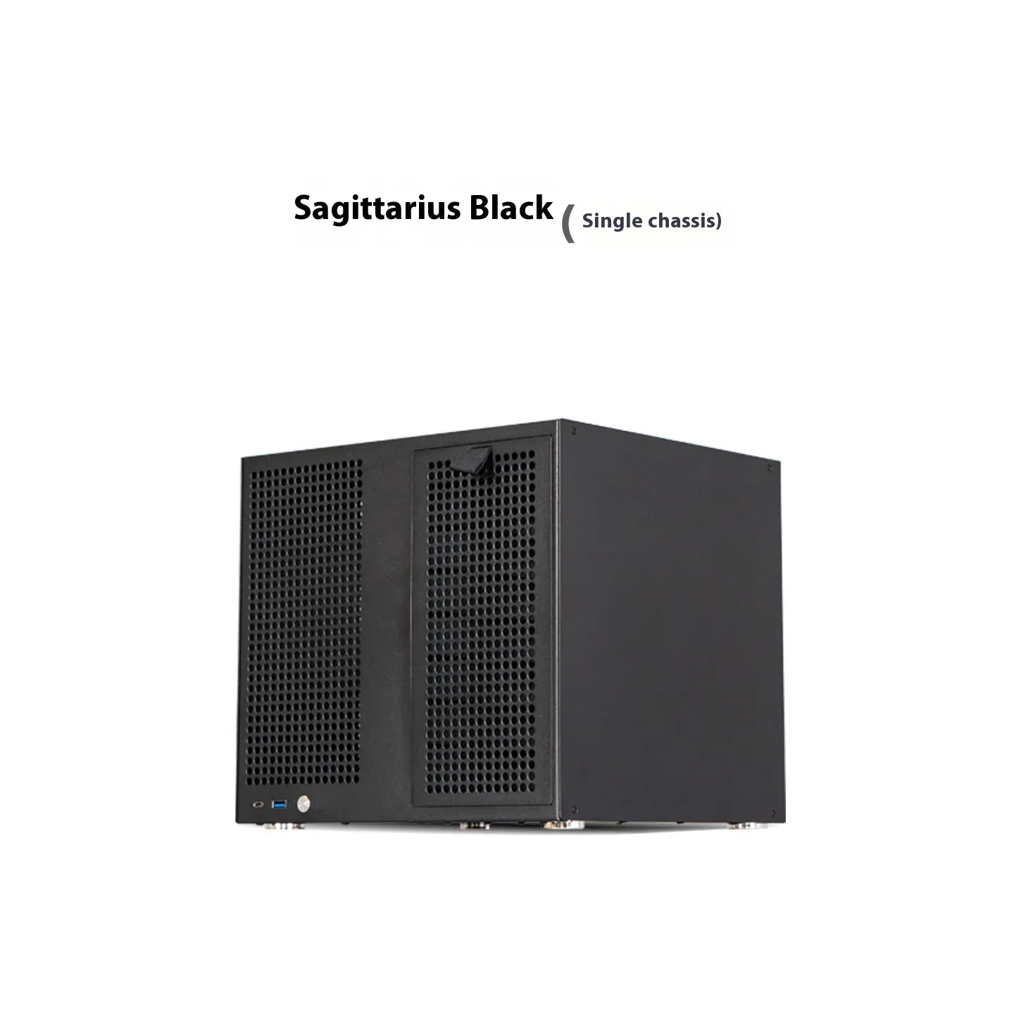 Sagittarius 8-bay NAS Computer Chassis with ATX Power Supply, MATX Motherboard, Full-height PCIE, 21.8L
