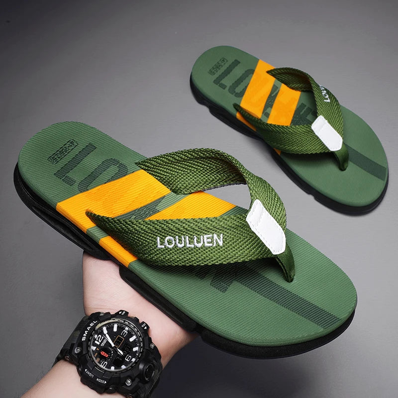 Summer Fashion Men Slippers Flip-Flops Outdoor Beach For Man Casual Breathable Antiskid Men's Sports Party Sneakers Shoes