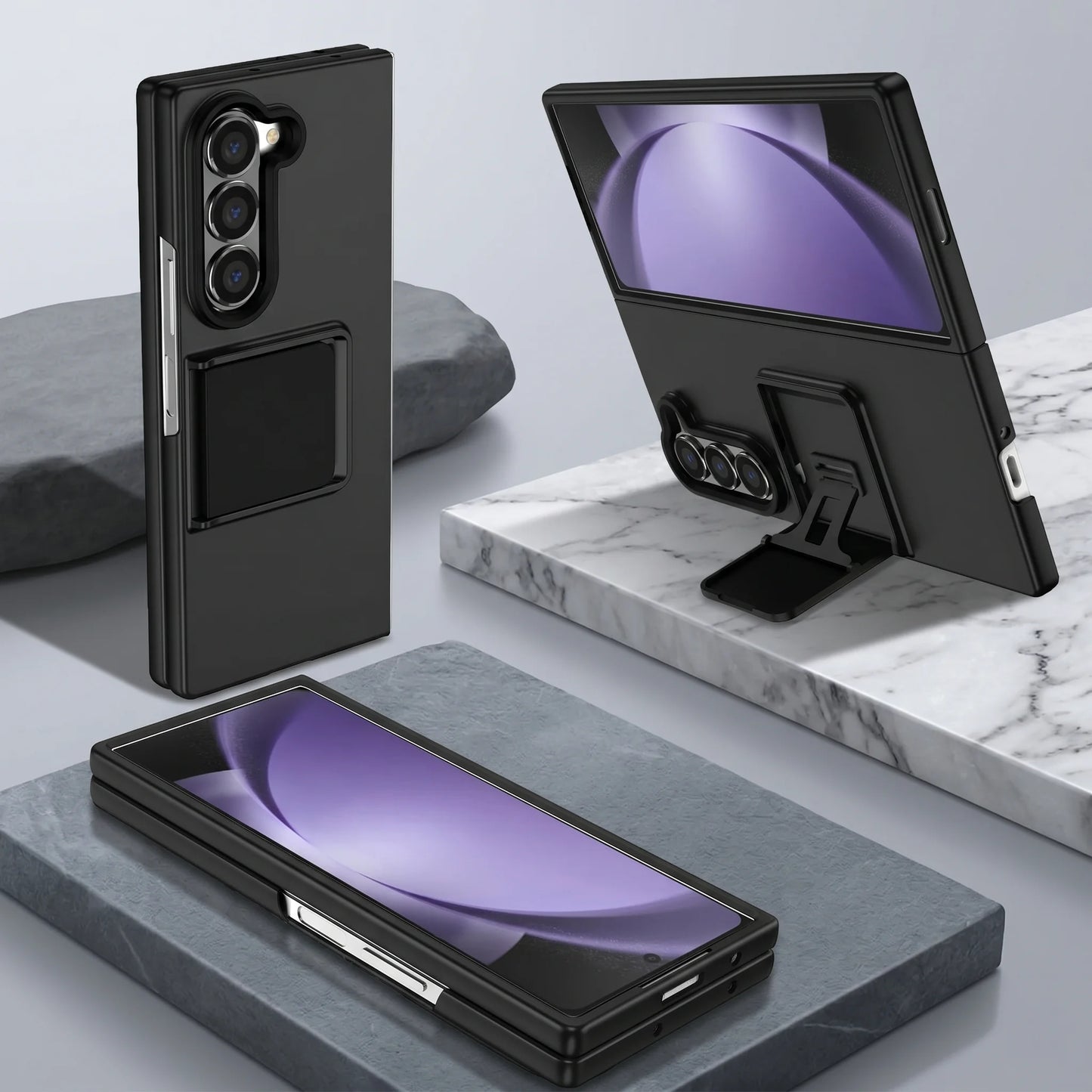 Mobile Phone Accessories Case for Samsung Galaxy Z Fold7 5G Fold6 Fold 7 6 5 3 4 Fold4 Fold5 Fold3 Hard Folding Cover Funda