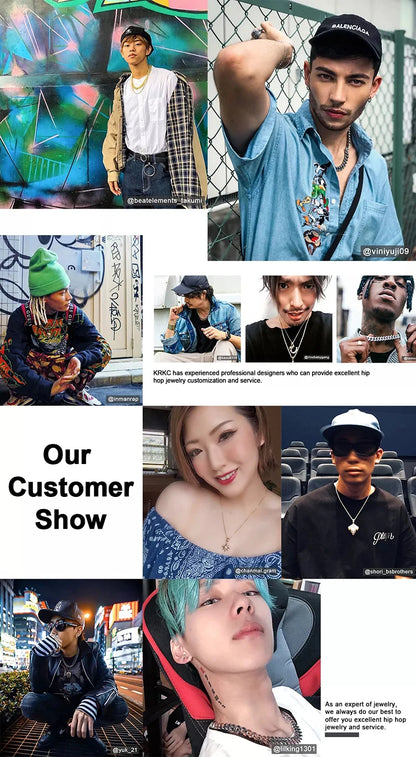 Fashion Custom 22mm Wide Rose Gold Necklace Hip-Hop Style Copper Zircon Iced Heavy Miami Jewelry Necklace For Men And Women