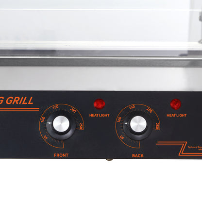 SucceBuy  5/7/11 Commercial Hot Dog Roller Electric Sausage Maker Barbecue Grill Machine for Camping Party Home Appliance 110V
